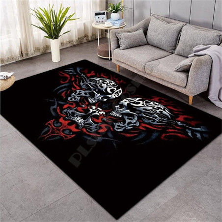 Tapis tête de mort crâne - 6 modèles au choix !