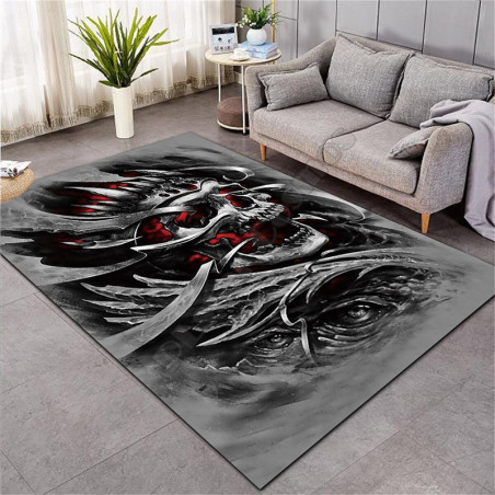 Tapis tête de mort crâne - 6 modèles au choix !
