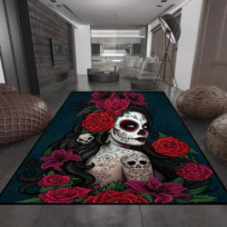 Tapis tête de mort Santa Muerte - 8 modèles au choix !