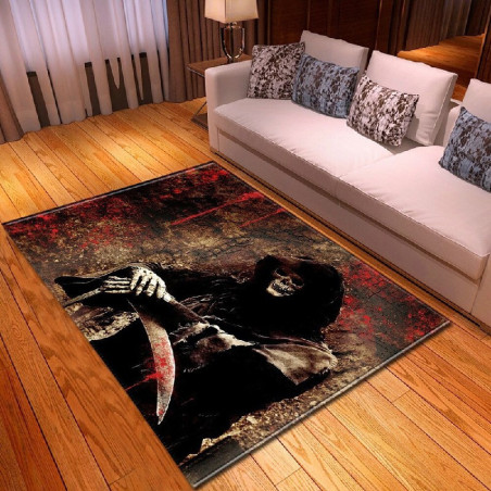 Tapis tête de mort imprimé 3D de têtes de mort gothique !