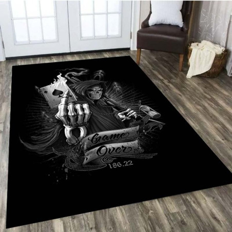 Tapis tête de mort multiples crânes - 6 modèles au choix !