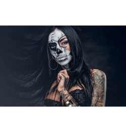 Poster tête de mort affiches art mural Santa Muerte 8 modèles au choix