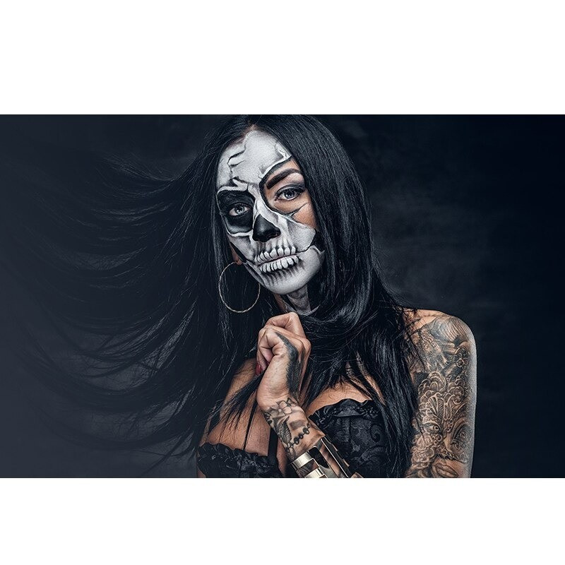 Poster tête de mort affiches art mural Santa Muerte 8 modèles au choix