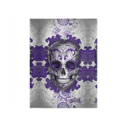 Couverture tête de mort - 5 couleurs au choix !