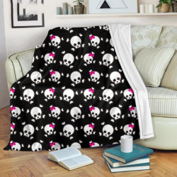 Plaid tête de mort kawai : magnifique et mignon !