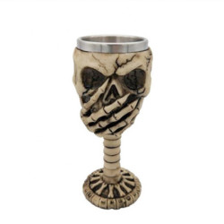 Mug tête de mort squelette trois singes de la sagesse !