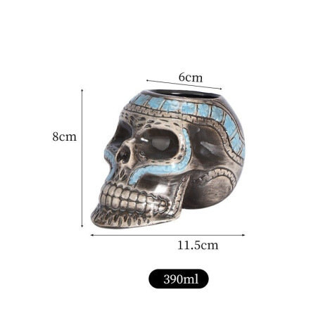Magnifique Mug TIKI Cocktail tête de mort