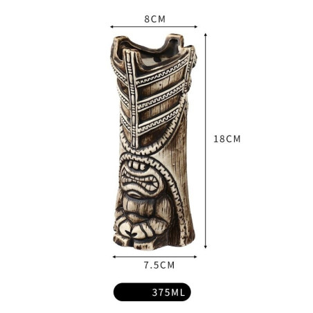 Mug TIKI Cocktail tête de mort - 4 modèles au choix !