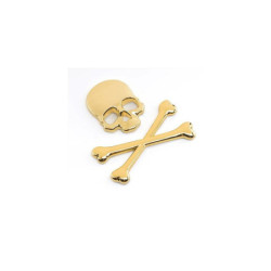 Autocollant Tête de mort pour voiture en métal 3D - 3 modèles au choix