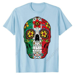 T-Shirt Tête de mort Mexicaine Day Of The Dead Sugar