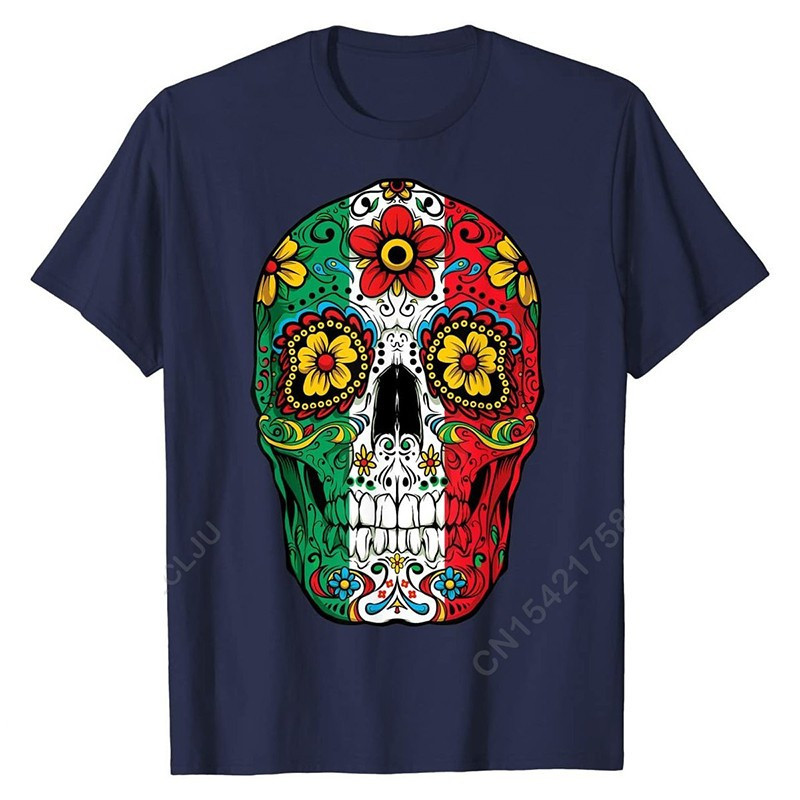 T-Shirt Tête de mort Mexicaine Day Of The Dead Sugar