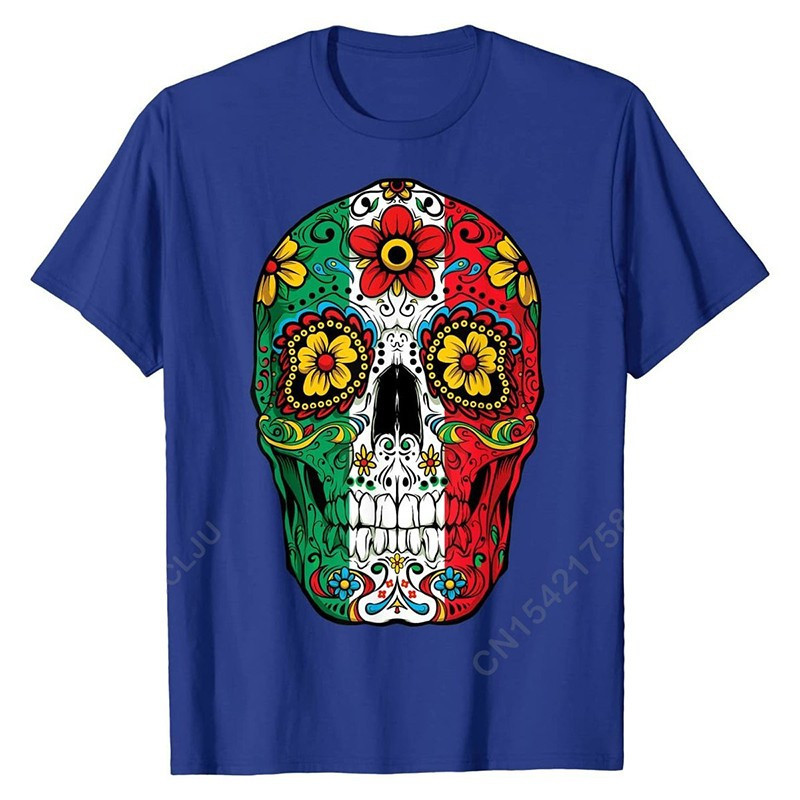 T-Shirt Tête de mort Mexicaine Day Of The Dead Sugar