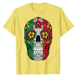 T-Shirt Tête de mort Mexicaine Day Of The Dead Sugar