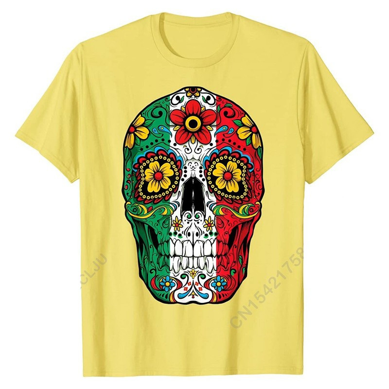 T-Shirt Tête de mort Mexicaine Day Of The Dead Sugar