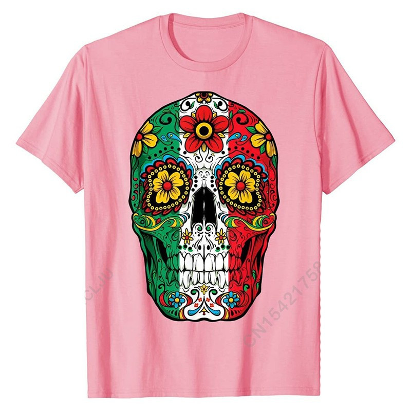 T-Shirt Tête de mort Mexicaine Day Of The Dead Sugar