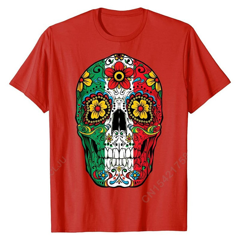 T-Shirt Tête de mort Mexicaine Day Of The Dead Sugar