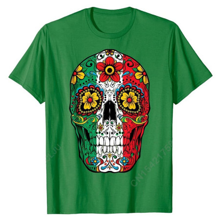T-Shirt Tête de mort Mexicaine Day Of The Dead Sugar