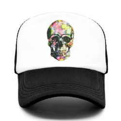 Casquette tête de mort Santa Muerte vue santa murete