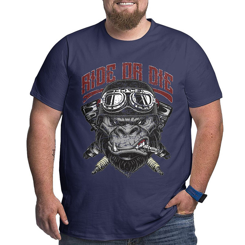 T-Shirt Biker Motard Ride Or Die - Grande taille 4XL 5XL 6XL