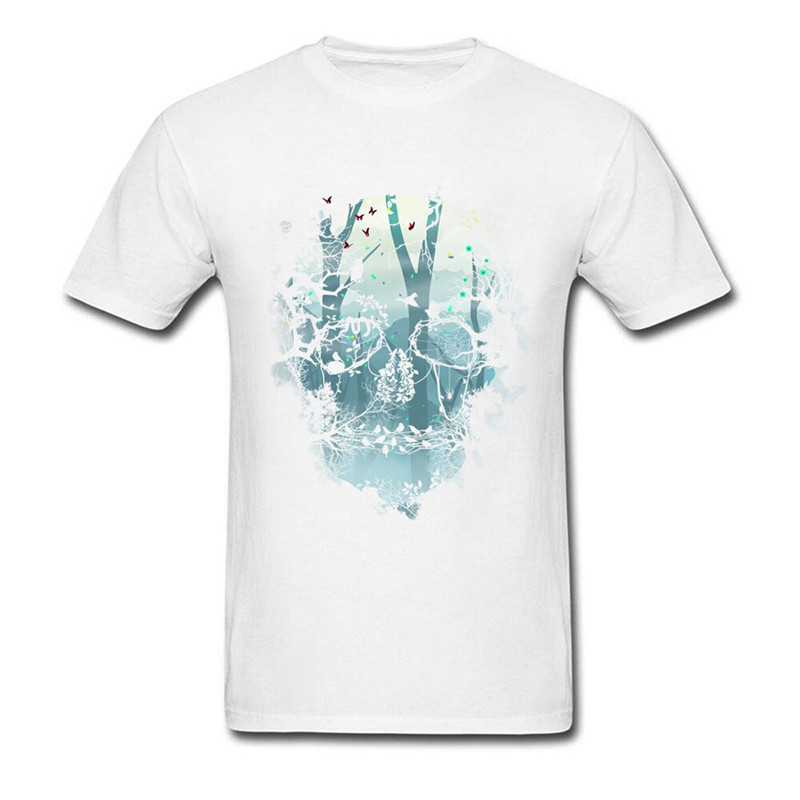 T-shirt motif Tête de mort 3D Gothique et corbeaux