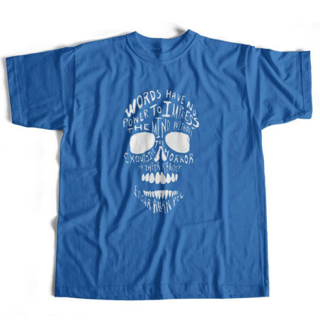 T-shirt Tête de mort Citation Edgard Allan POE