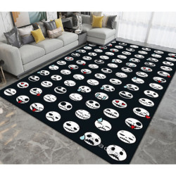 Tapis tete de mort Tapis antiderapant squelette