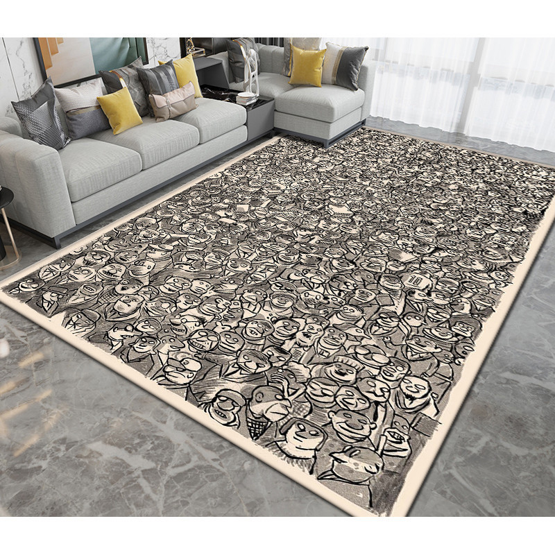 Tapis tete de mort Tapis antiderapant squelette