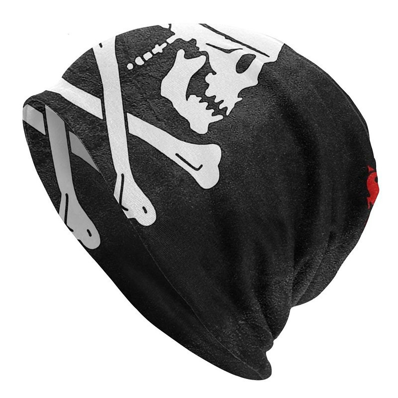 Magnifique Bonnet tête de mort motif pirate Jolly Rogers