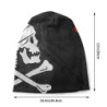 Bonnet tête de mort motif pirate Jolly Rogers dimensions