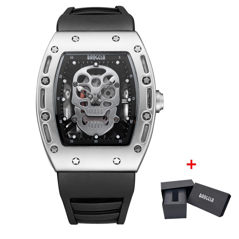 Magnifique Montre Tête de mort en 6 couleurs de métal