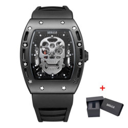Magnifique Montre Tête de mort en 6 couleurs de métal