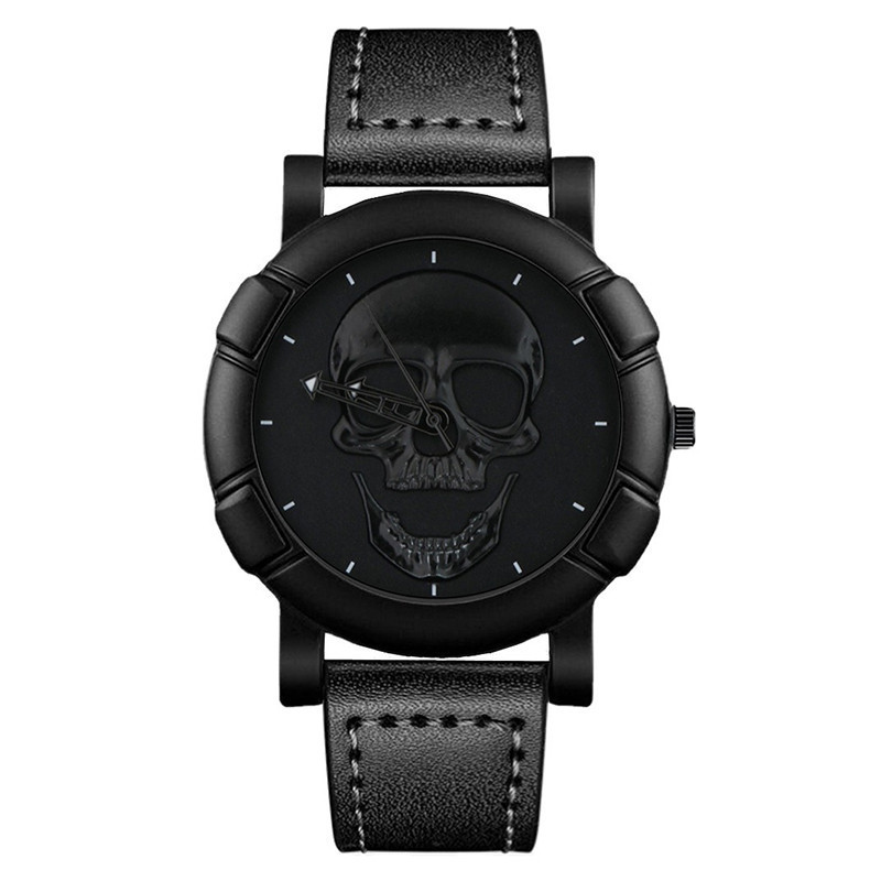 Montre à Quartz Tête de mort Crâne Maléfique Nombreux Modèles au choix