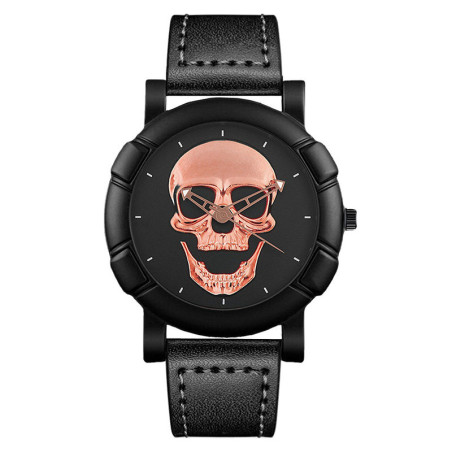 Montre à Quartz Tête de mort Crâne Maléfique Nombreux Modèles au choix