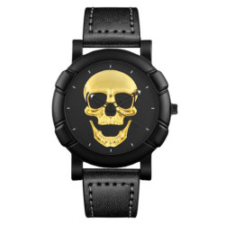 Montre à Quartz Tête de mort Crâne Maléfique Nombreux Modèles au choix