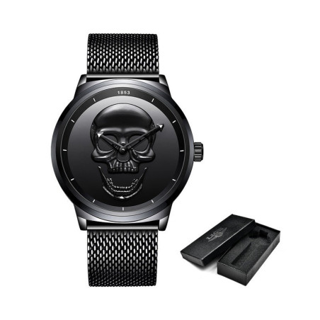 Magnifique Montre Tête de mort Crâne de Pirates