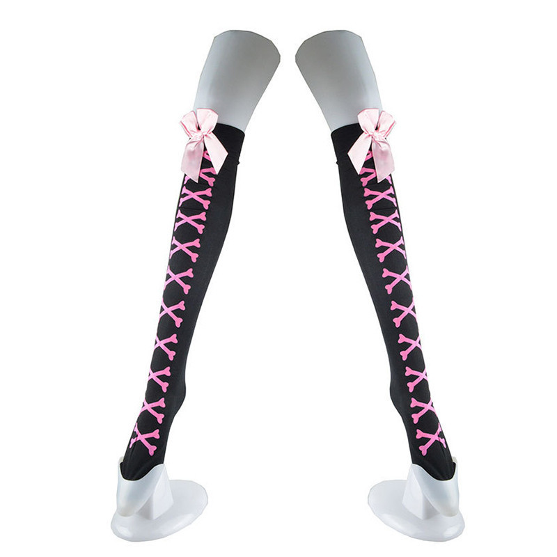 Longues chaussettes d'écolières pour Halloween