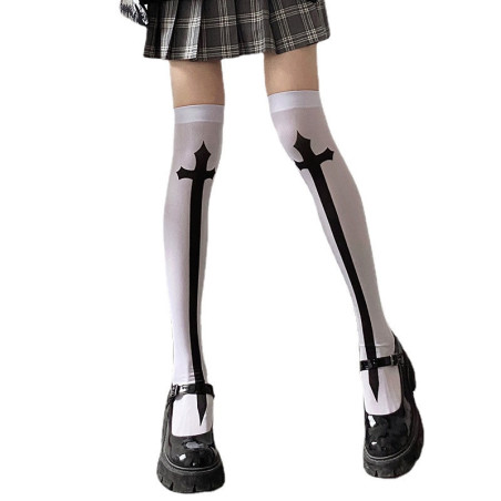Longues chaussettes d'écolières Gothique