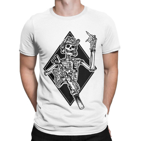 T-shirt Tête de mort "FUCK OFF"