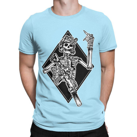 T-shirt Tête de mort "FUCK OFF"