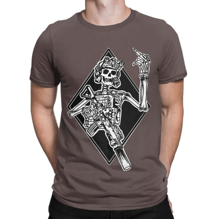 T-shirt Tête de mort "FUCK OFF"