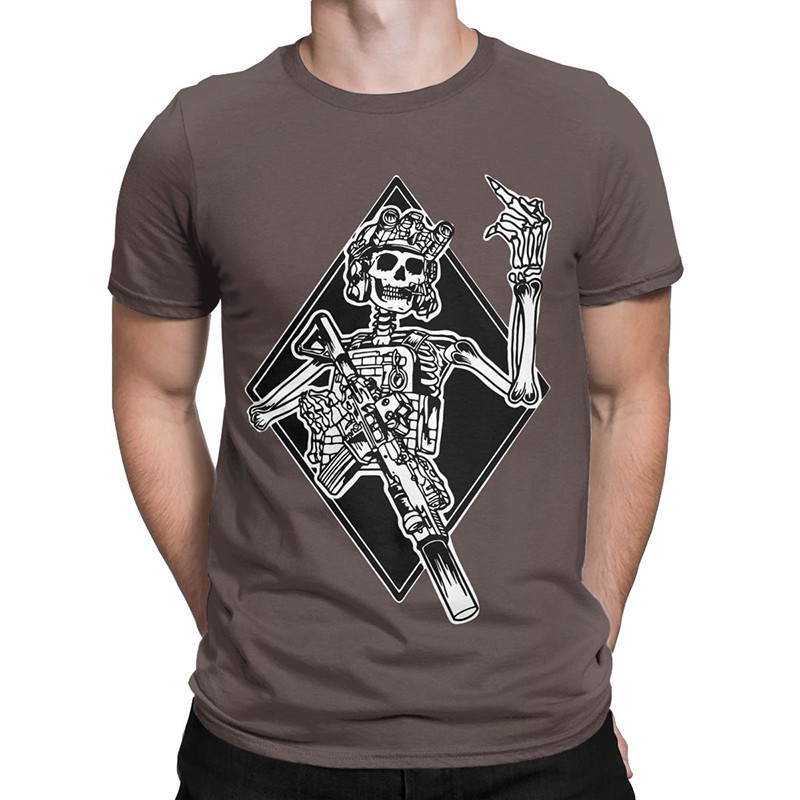 T-shirt Tête de mort "FUCK OFF"