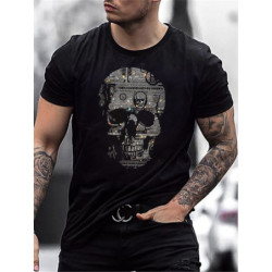 T-shirt tête de mort hacker