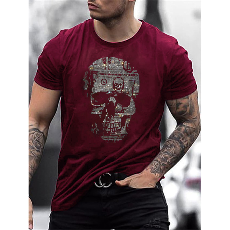 T-shirt tête de mort hacker
