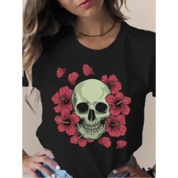 T-shirt noir 8 modèles de crâne au choix !