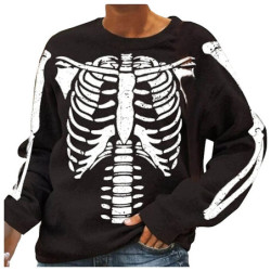 Sweatshirt Halloween : 7 modèles de cage thoracique
