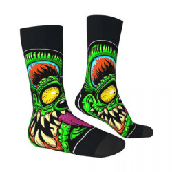 Magnifiques Chaussettes Tête de Mort Rat Fink