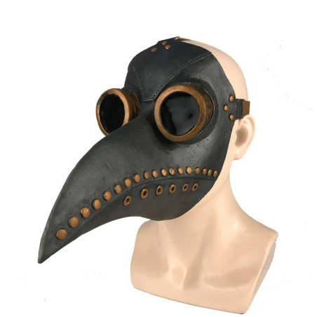 Masque de médecin de la peste steampunk très réaliste !