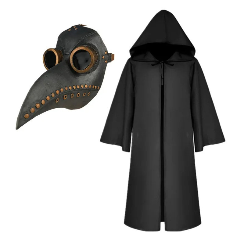 Costume et masque médecin de la peste: pack complet !