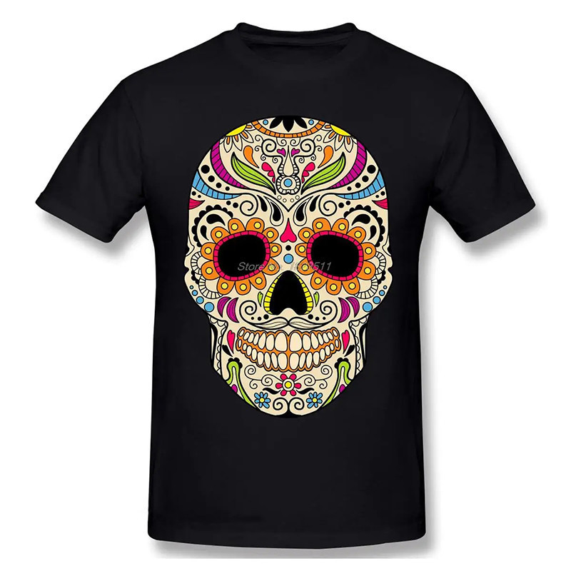 Magnifique T-shirt Santa Muerte : 5 couleurs au choix !