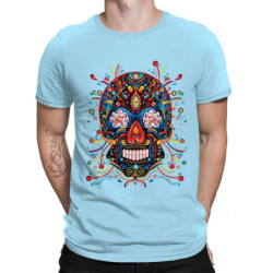 T-shirt tête de mort mexicaine - modèle 1